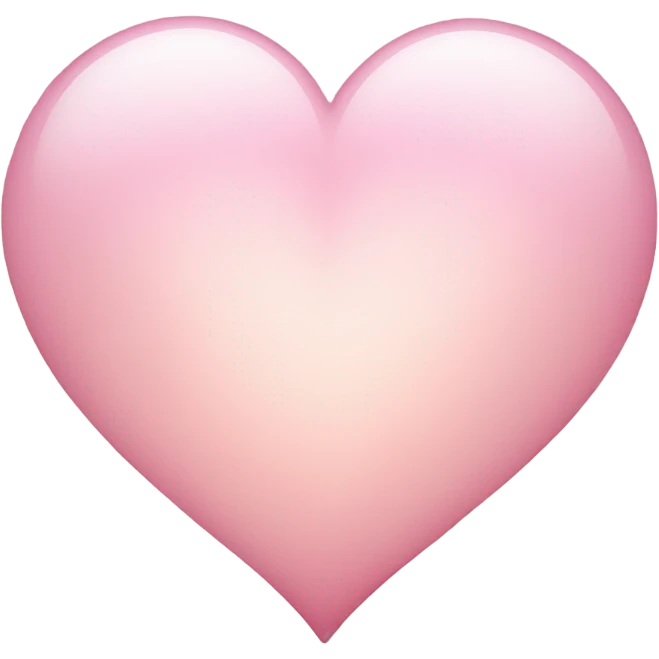 light pink heart  emoji