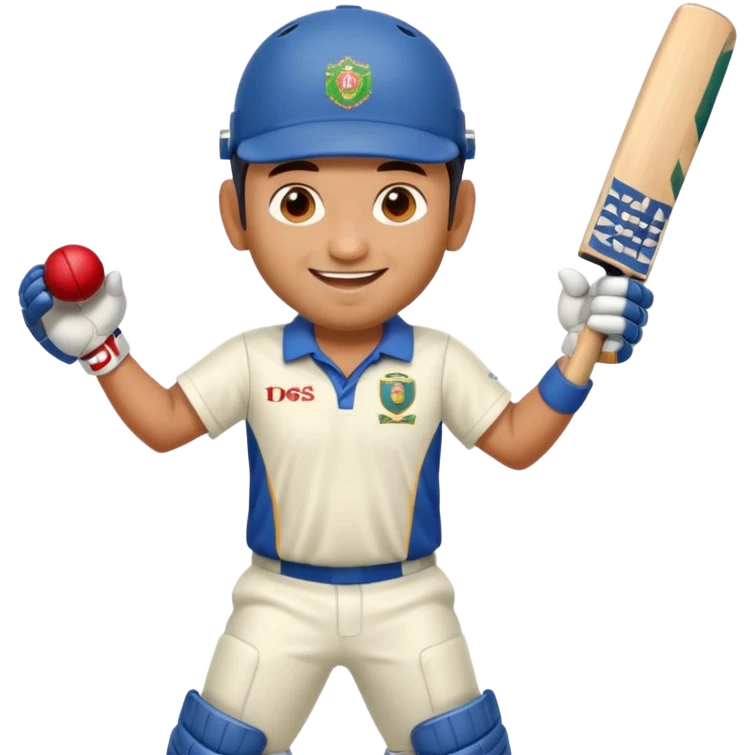 dhoni hitting 6 emoji