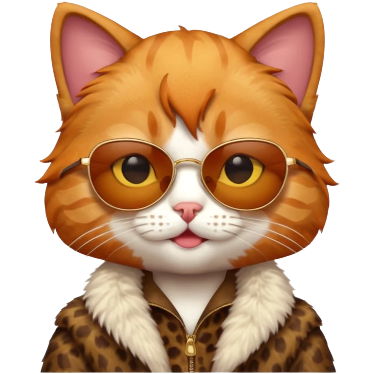 cat smirk with sunglasses on emoji