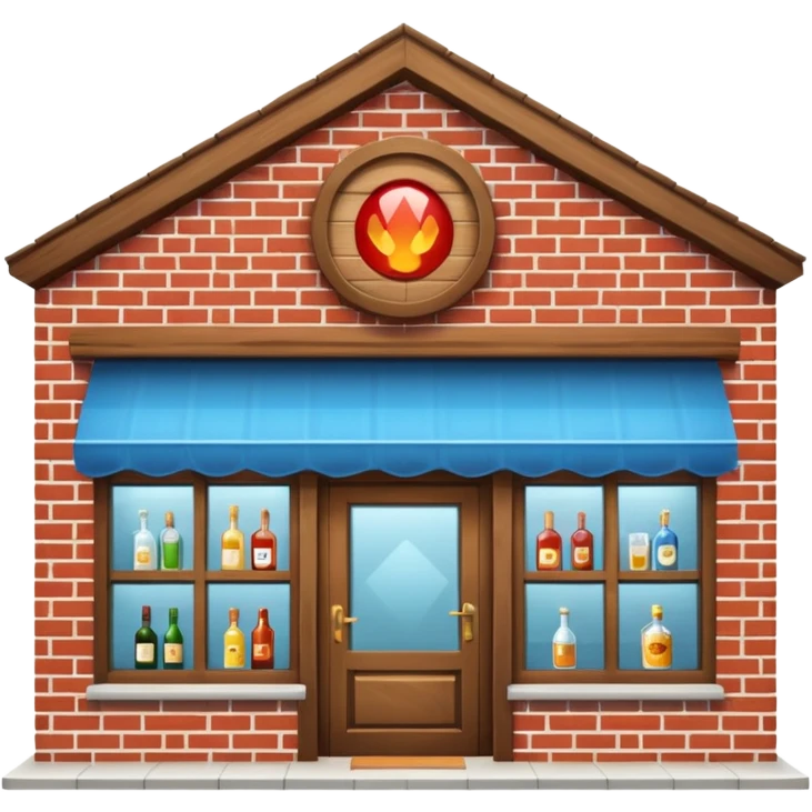 Alcohol store building emoji
