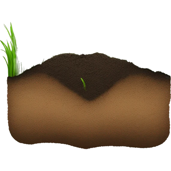 grass growing up from the soil emoji