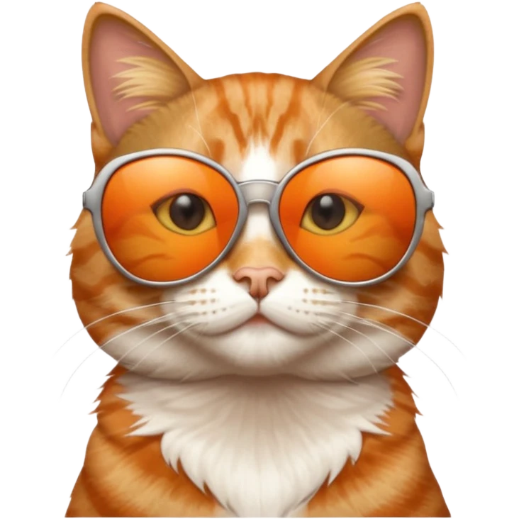 Cat wearing sunglasses emoji