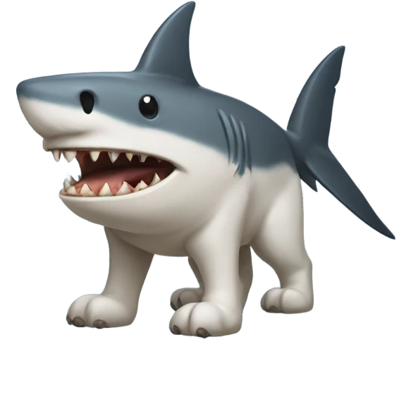 dog shark  emoji