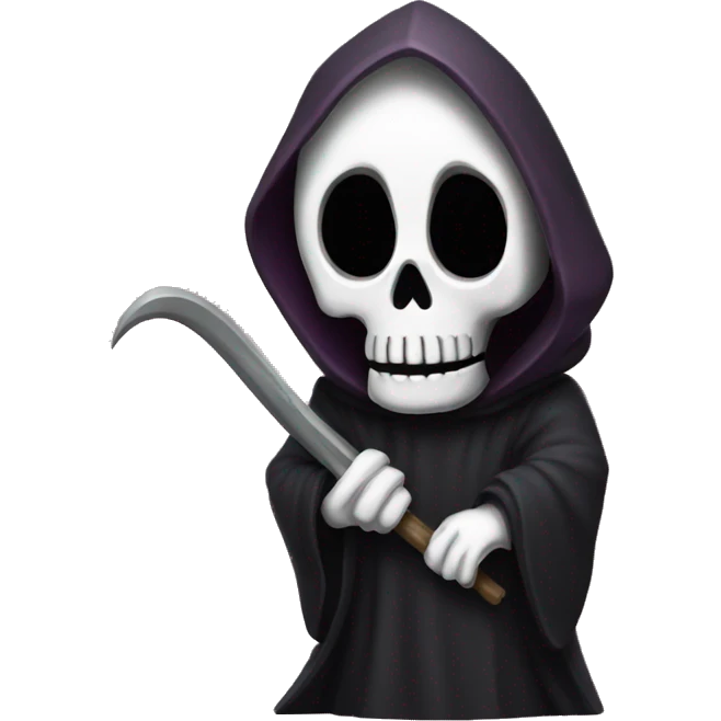 Pink grim reaper  emoji