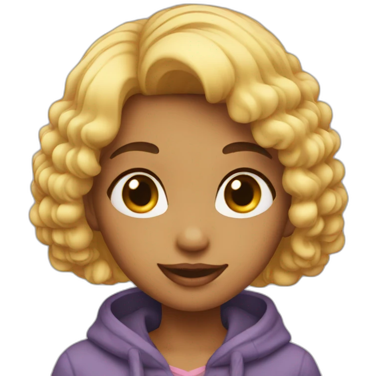 Girls love in love emoji