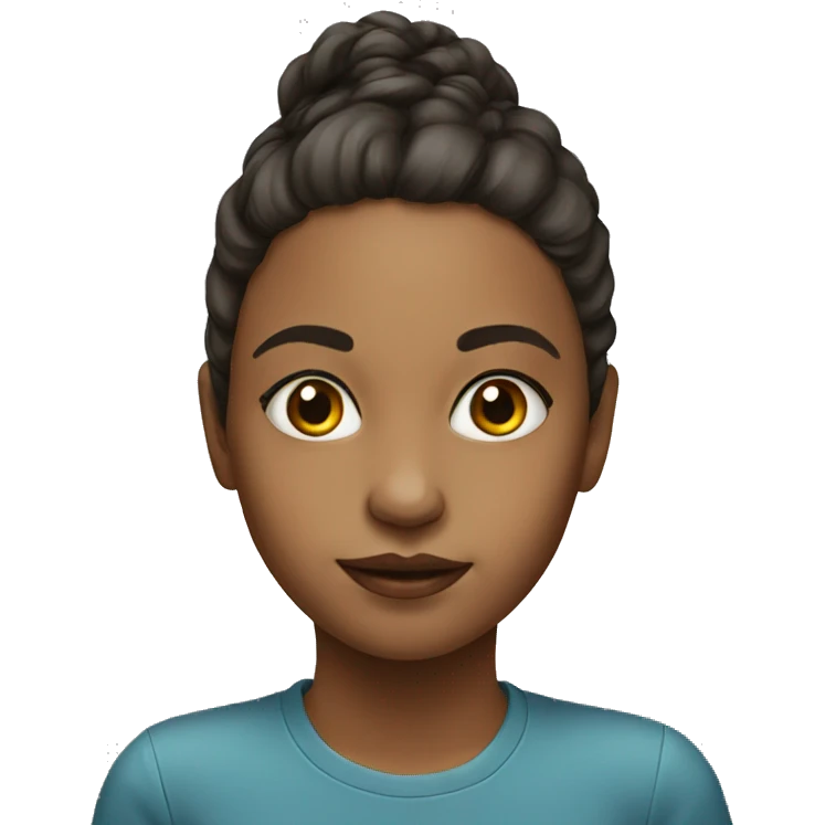 realistic portrait of girl emoji