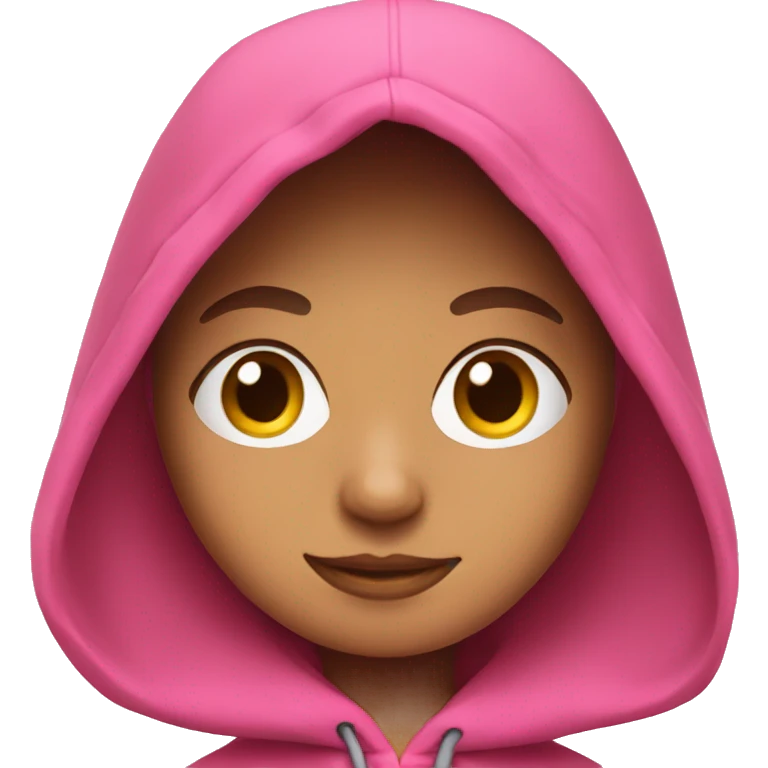 Pink hoodie emoji