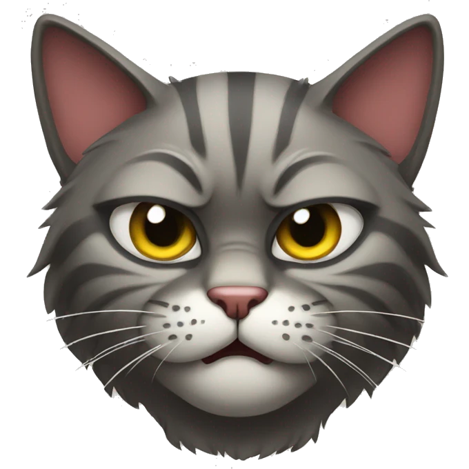 Angry cat emoji