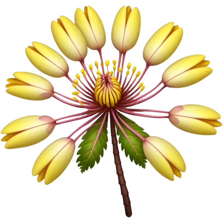 Albizia lebbeck flower without petals emoji