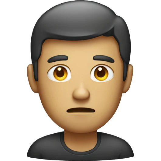sad Men behind laptop emoji