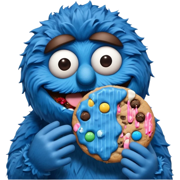cookie monster emoji