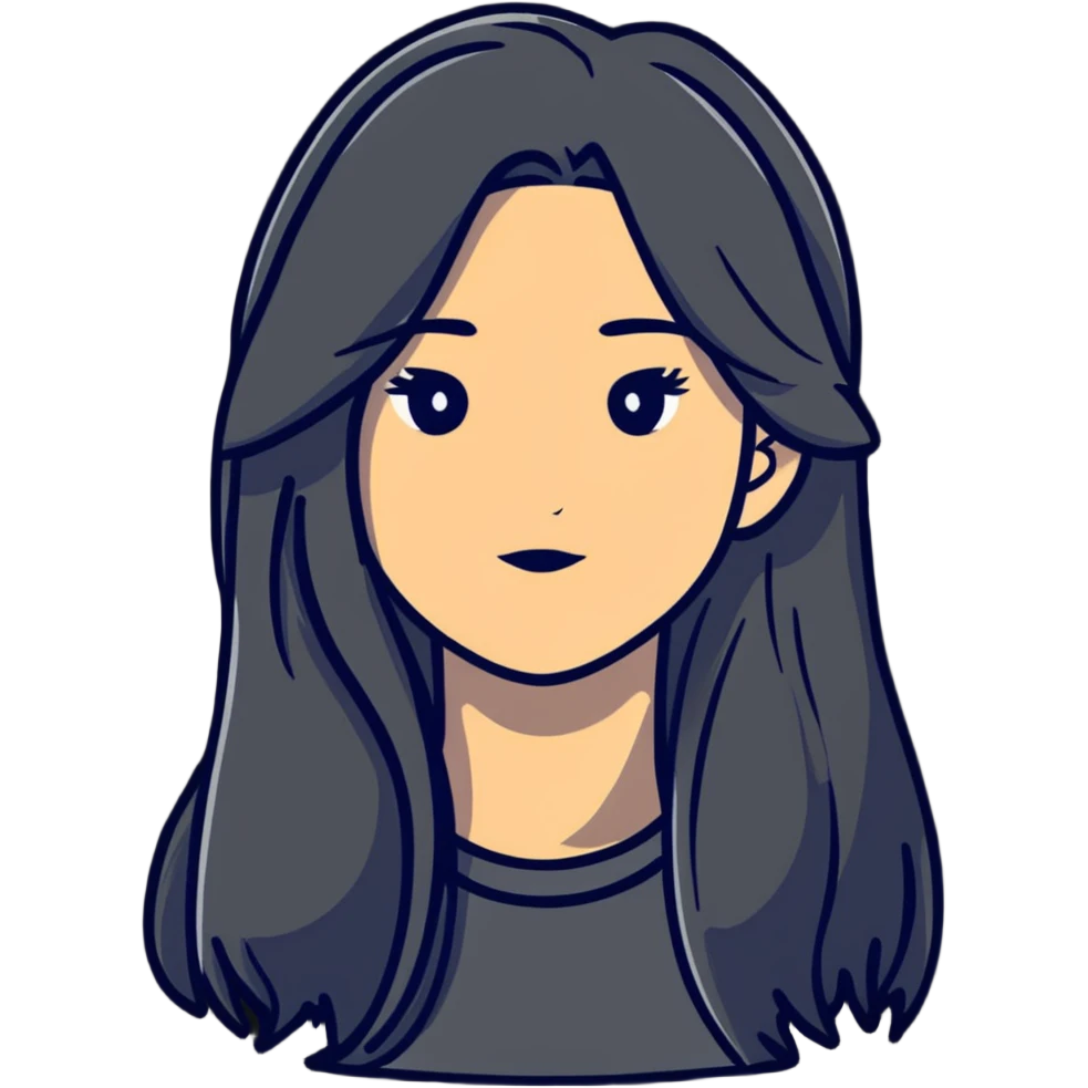 Woman with long hair  emoji