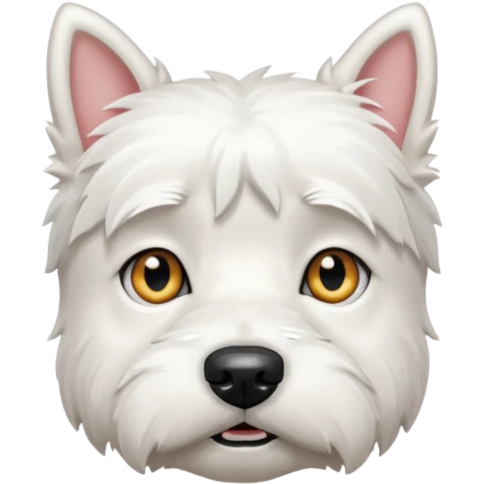 sad west highland terrier dog emoji