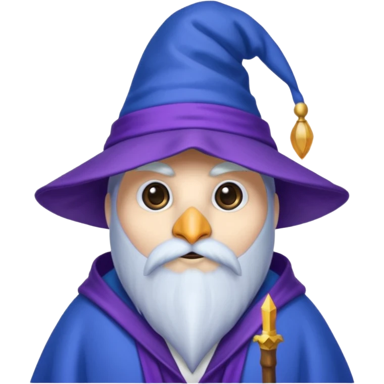 Penguin Wizard emoji