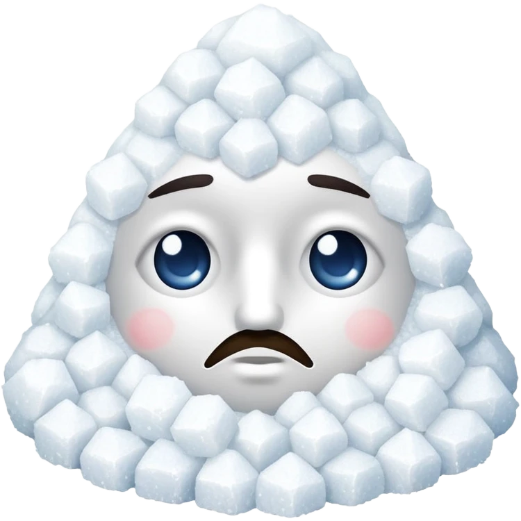 nose with a pile of salt emoji