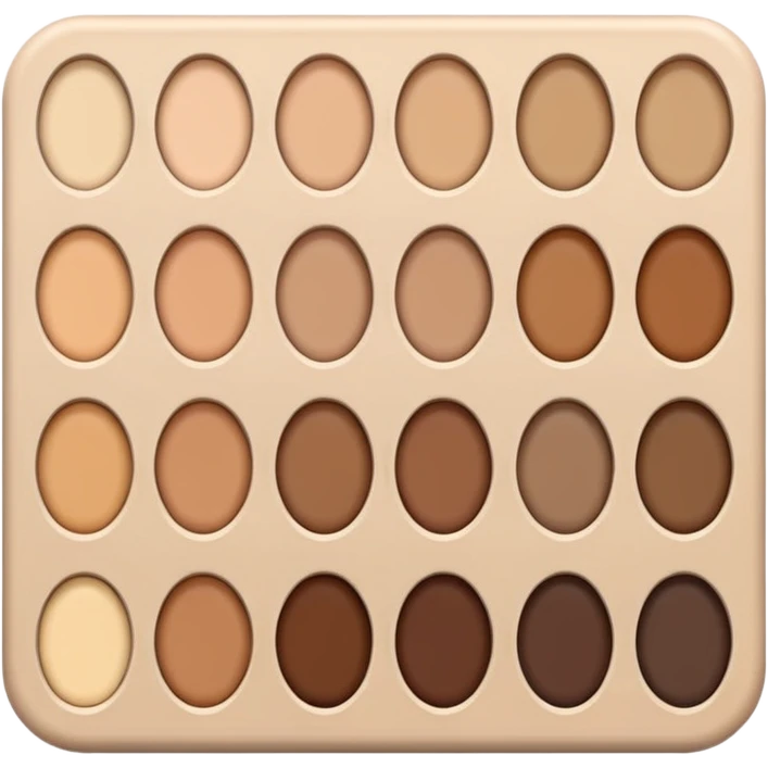 nude palette emoji, subtle and modern emoji
