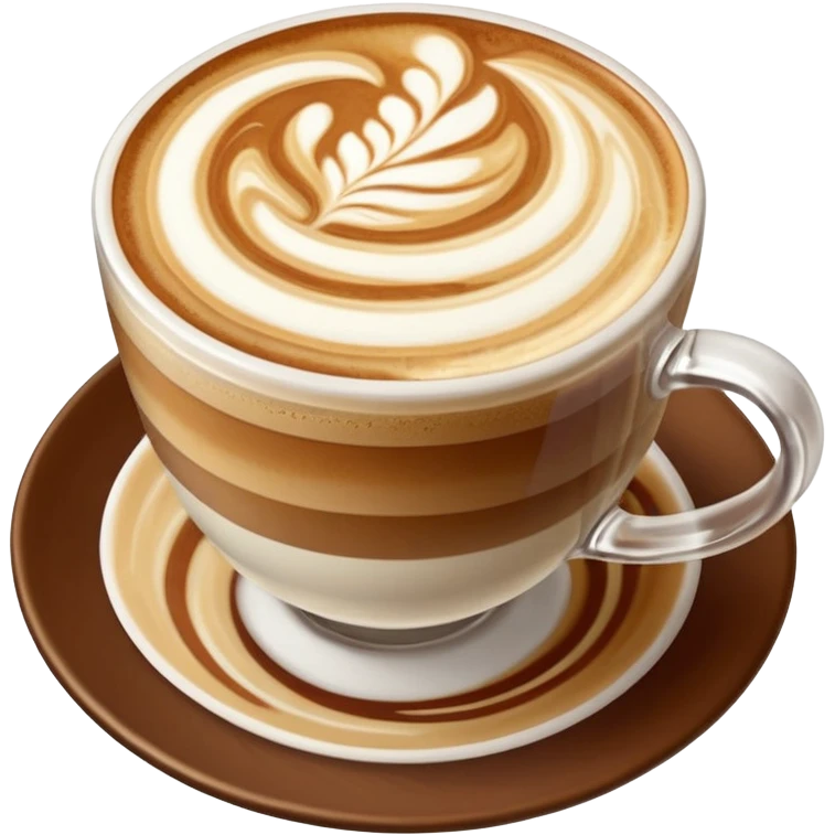 Latte art emoji