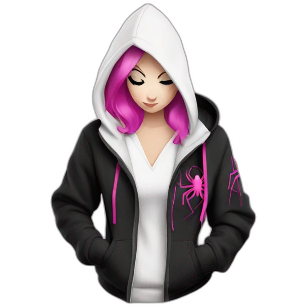 Spider-Gwen classic hoodie emoji