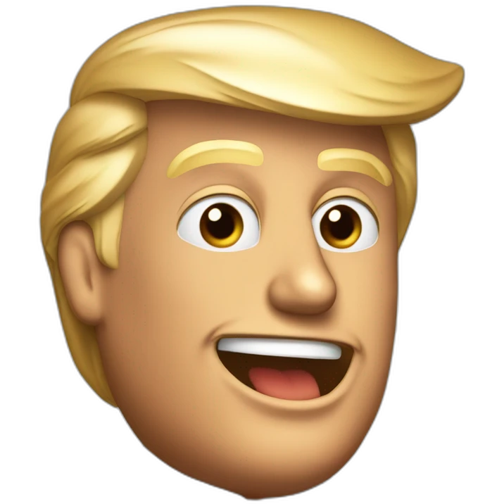 Donald Trump qui boit une bière emoji