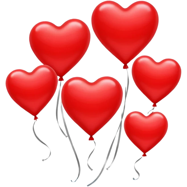 heart balloons emoji