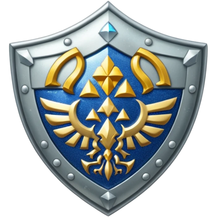 glitter shield Hylian emoji