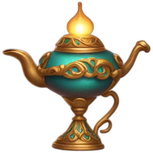 Geenie and the magic lamp emoji