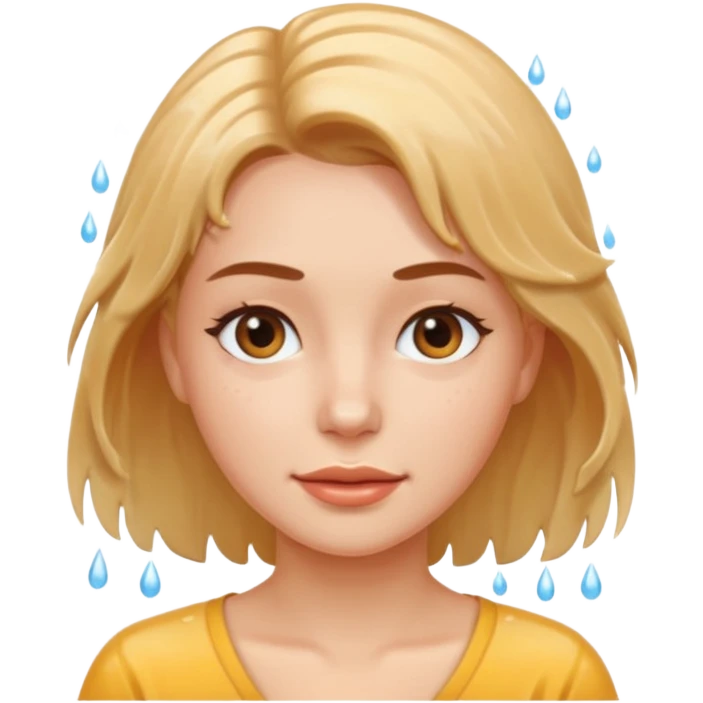 Hot shower clean girl emoji