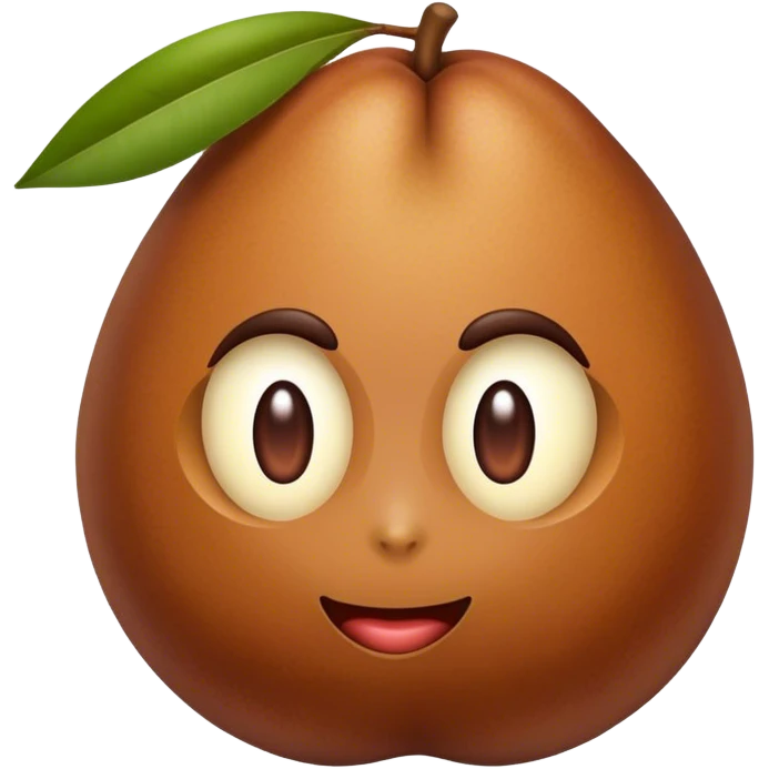 Sapodilla  emoji