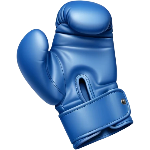 boxing glove blue emoji