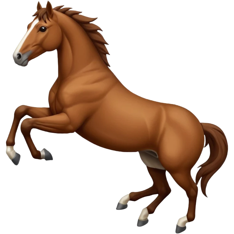bucking horse emoji