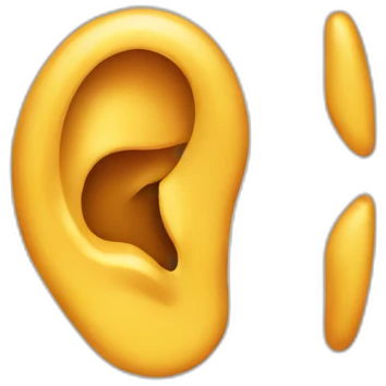 ear listening emoji