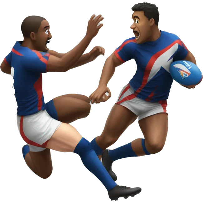 Try saving tackle emoji
