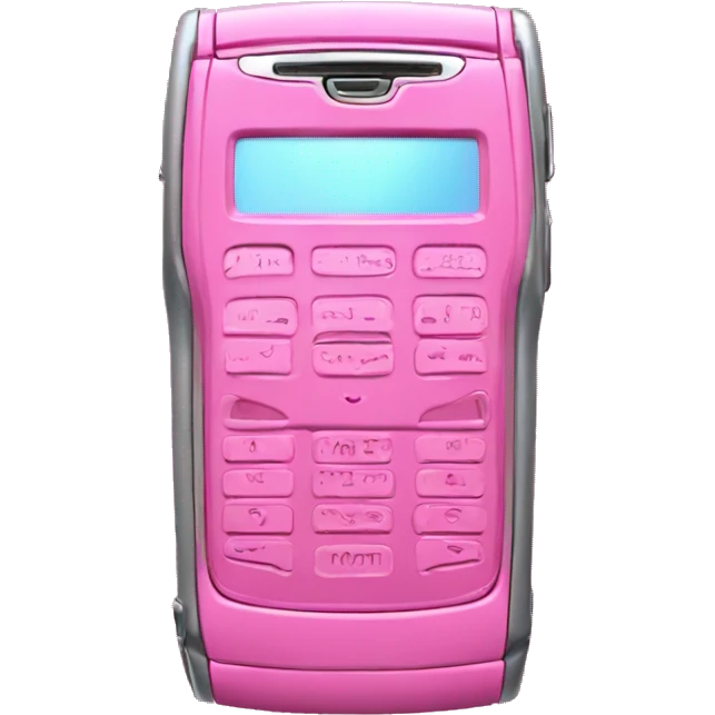 Pink razr cellphone emoji