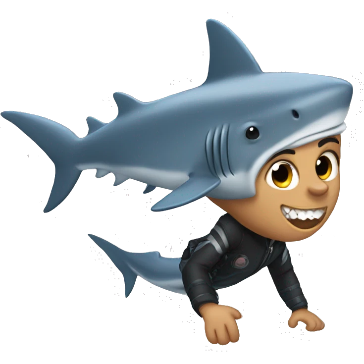 Shark boy  emoji