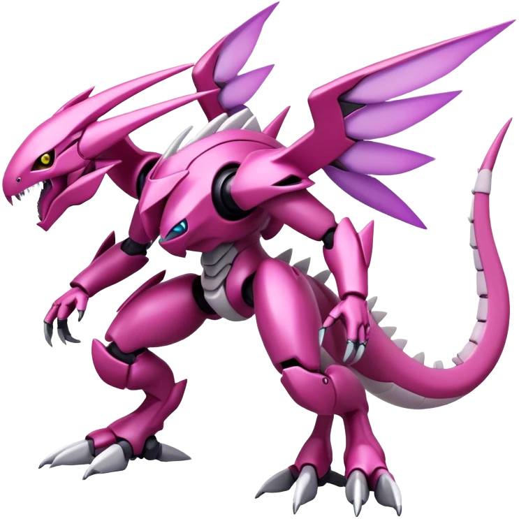  Cool Edgy Shiny Ethereal Legendary Digimon-Genesect-Palkia-hybrid full body emoji