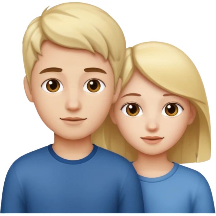 Girl with boy emoji