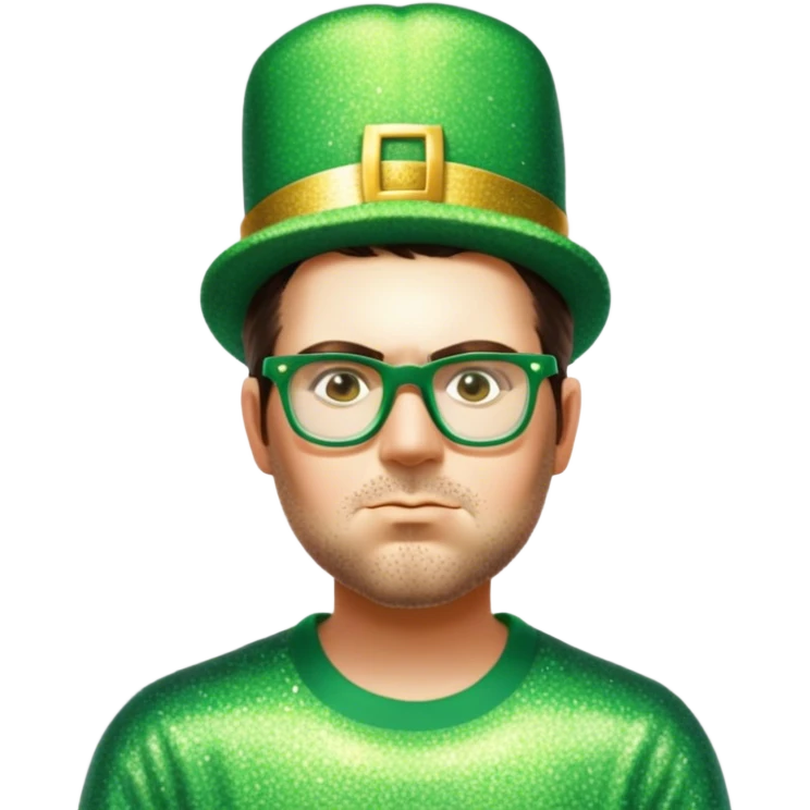 Sparkling Leprechaun emoji