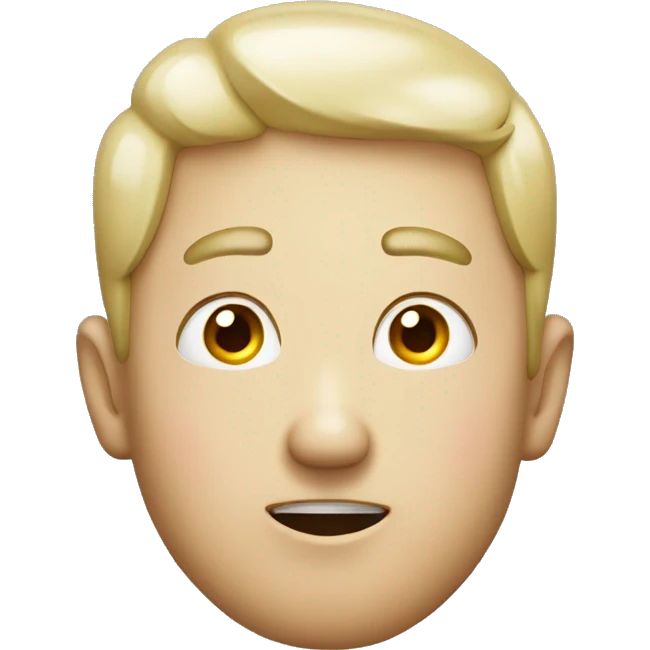 Chinese head with amazement The eyes close together emoji