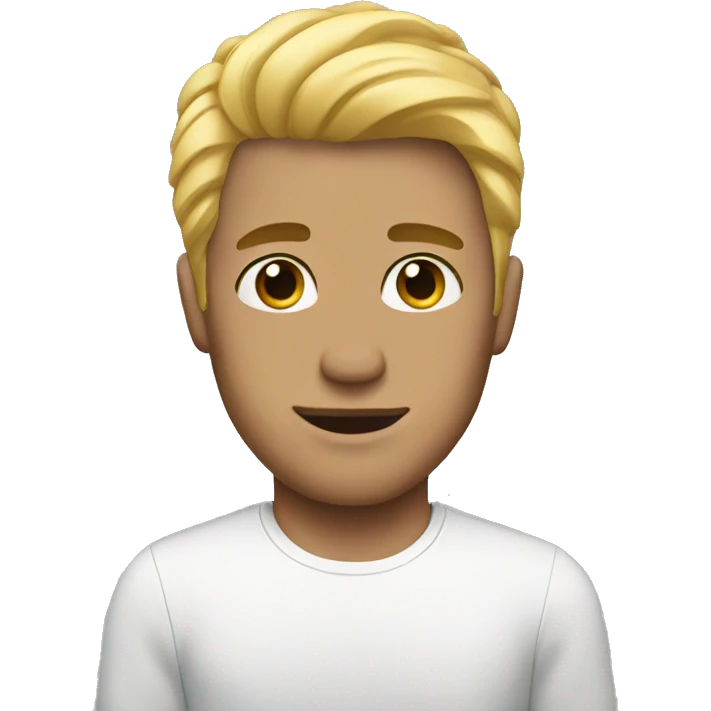  guy with makeup and blond hair emoji