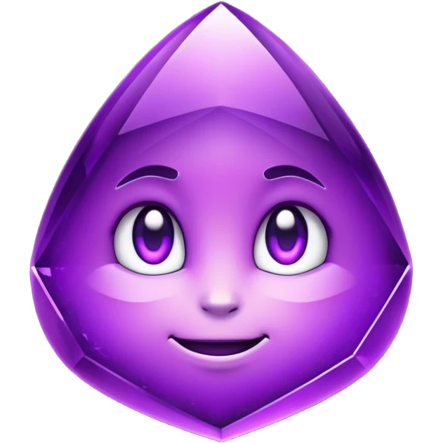 Cinematic Realistic Amethyst Emoji, Rich and soothing, with smooth, polished purple facets catching the light and casting soft, calming reflections. The deep violet hue seems to glow with an ethereal light, radiating peaceful energy and elegance. Soft glowing outline, capturing the essence of tranquility and mystery in a stunning amethyst. emoji