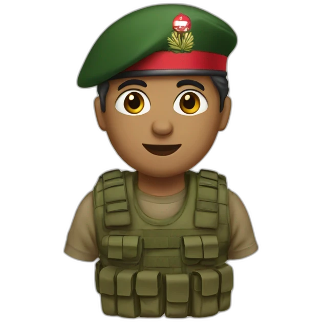 Lebanon soldire emoji