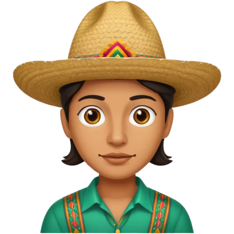 Mexican with hat emoji