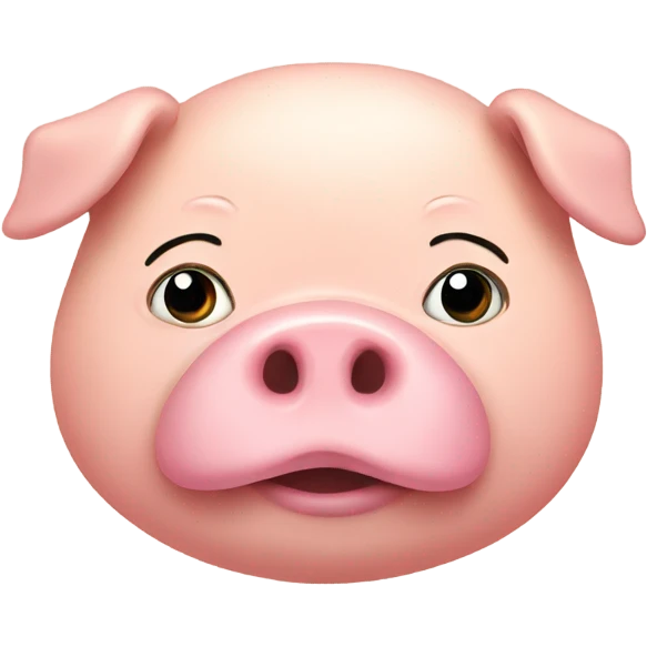 Fat pig emoji