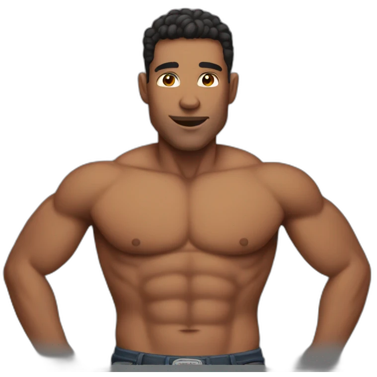 guy with 6 pack emoji