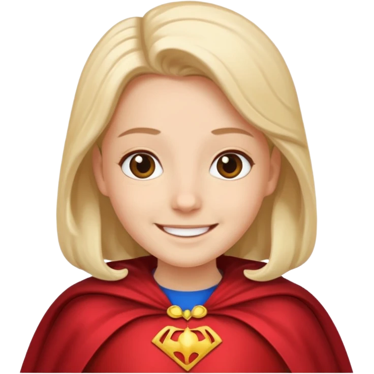 Caped Hero fake emoji