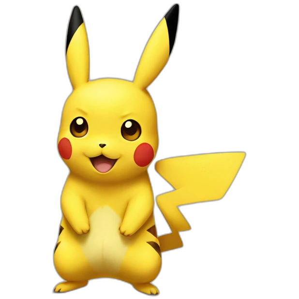pikachu BLACK emoji