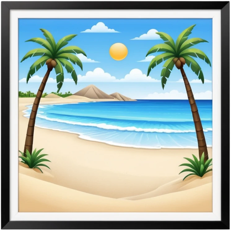 beach landscape emoji