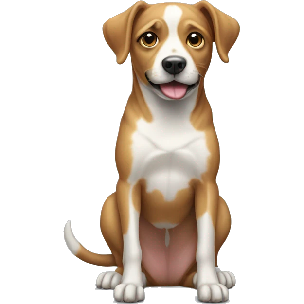 3 legged dog emoji
