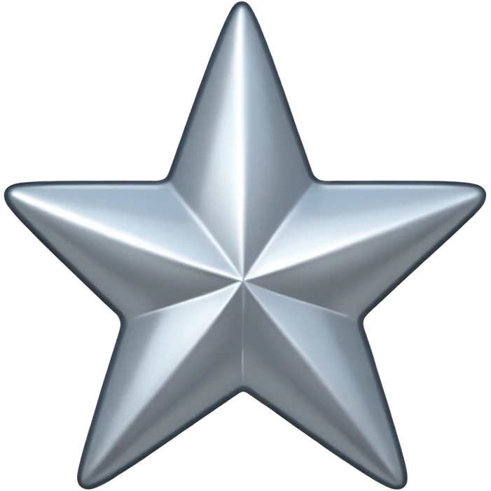 Silver star emoji
