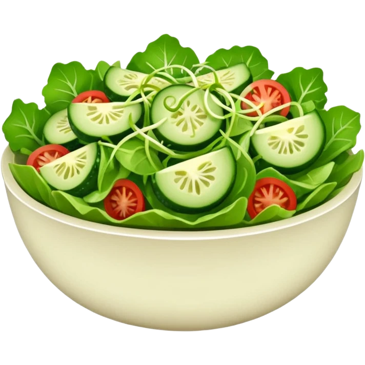 BOWL DI INSALATA,  iperrealistico 4kNo tomatoes emoji